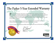 Parker 5-Year Extended Warranty